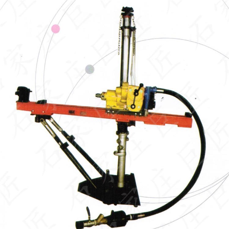 石家庄气动钻机  巨匠气动架柱式钻机  探水专用气动架柱式钻机型号价格图片