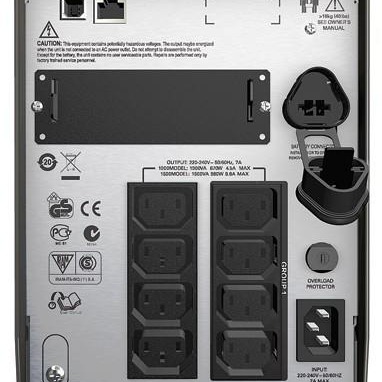 APC施耐德SUA1000ICH-45在线互动式1KVA正弦波电池UPS不间断电源 全国免费上门安装