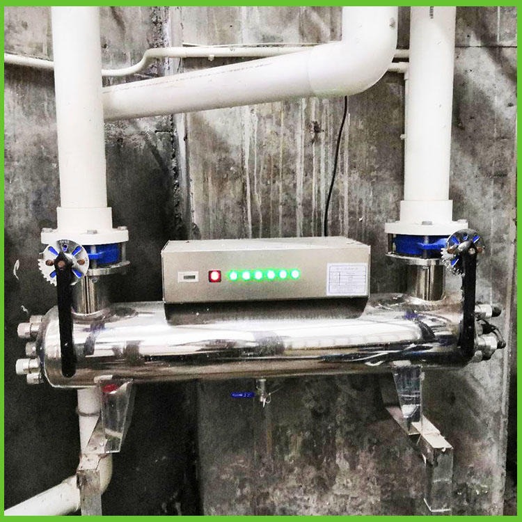睿汐水处理紫外线消毒器 LCW-II-U-100配电柜下置式紫外线净水仪厂家价格图片
