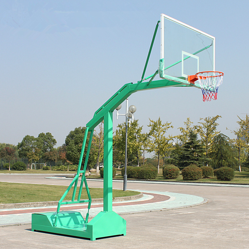 成本价促销 移动篮球架 篮球架 户外 小型篮球架 篮框 玻璃篮板示例图2