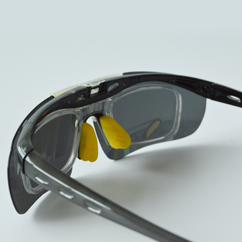 翻盖骑行眼镜 户外偏光运动眼镜 自行车骑行镜 防风防紫外线眼镜示例图5