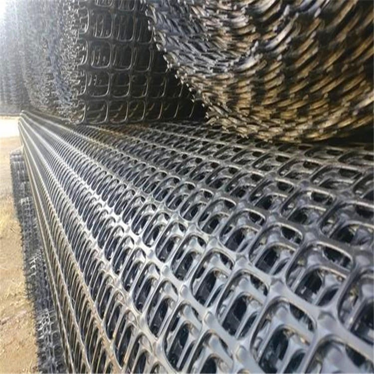 陕西 煤矿双向拉伸塑料网假顶使用常识 网孔直径4040塑料网假顶