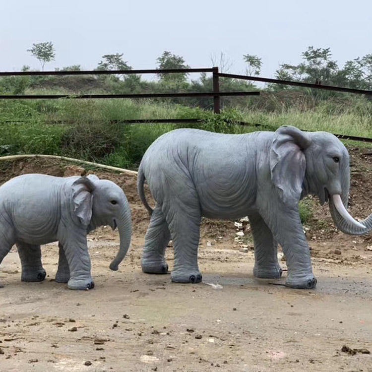 佰盛 大象雕塑江苏大象雕塑厂家玻璃钢大象雕塑园林景观雕塑大象雕塑价格传承环境雕塑承接各种动物雕塑款式多样