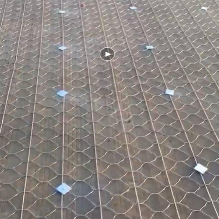 亚奇加筋六角网-铺沥青路面热镀锌六角网 拧编钢丝加筋六角网图片