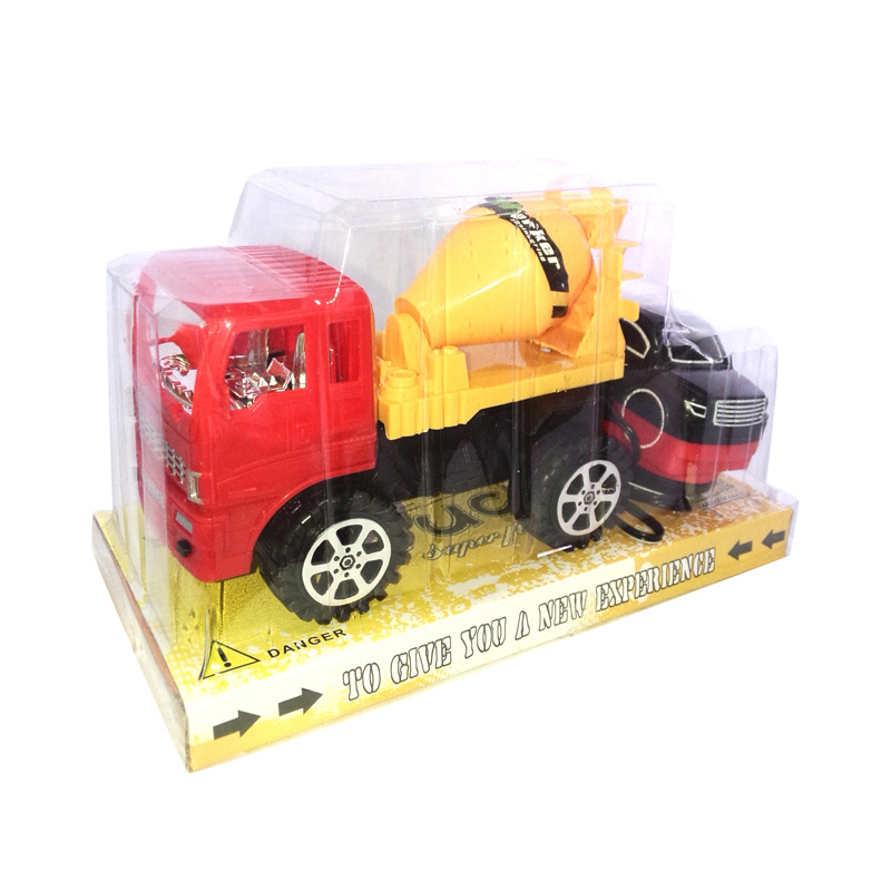 直销儿童手摇玩具工程车玩具遥控手动自转发电工地模型玩具车批发示例图3