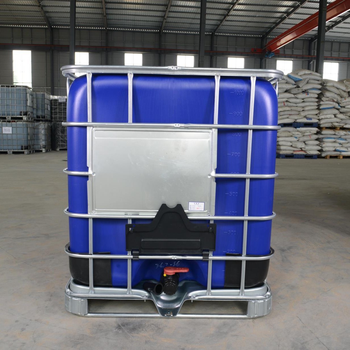 厂家直销 2IBC吨桶  卡斯特	 IBC-1000L1000L方形带铁框架1吨IBC集装桶加厚塑料1吨图片
