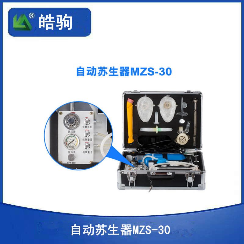 上海皓驹供应MZS-30自动苏生器 自动苏生器价格 矿用自动苏生器  氧气自助苏生器