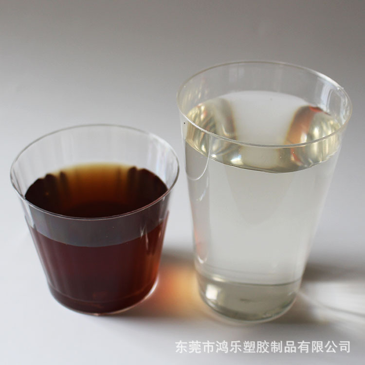 环保食品级一次性透明硬塑料杯420ml塑料航空杯塑料水杯厂家定制示例图9