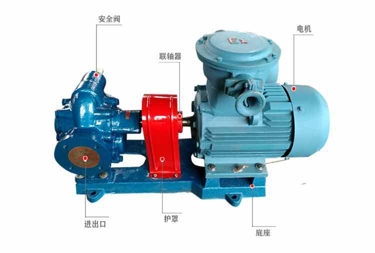 厂家热卖齿轮泵 铸铁kcb电动齿轮油泵现货输油用 电动齿轮油泵示例图3