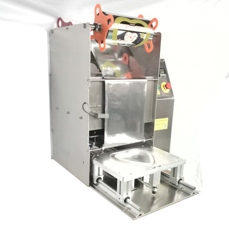 上海恒正厂家 全自动熟食盒封口机 自动锁鲜装封口机 龙虾封口机海鲜包装图片