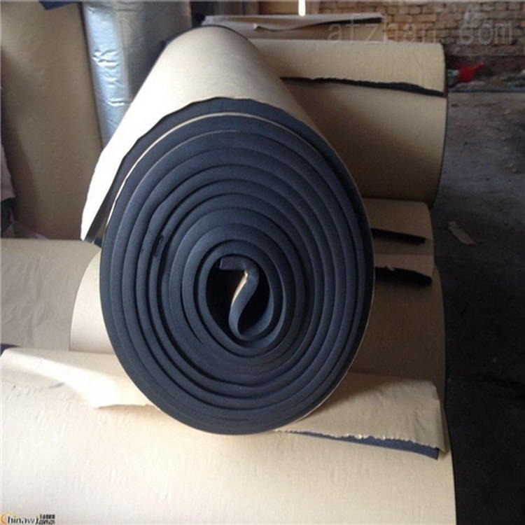 普兰多B1级抛板带背胶橡塑保温棉  厂家一件发货