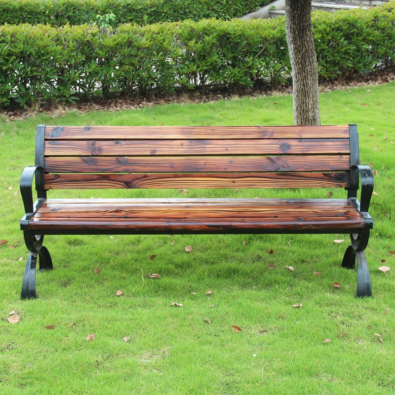 塑木公园椅 景观围树椅 靠背公园休闲椅 实木休闲椅
