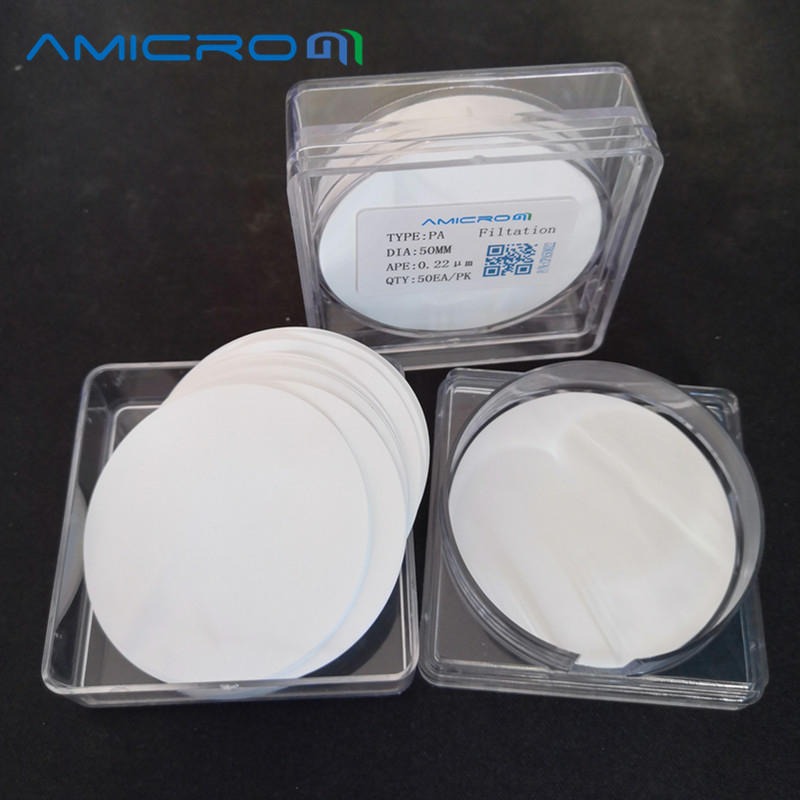 Amicrom尼龙PA有机系微孔滤膜 液相溶剂过滤杂质膜13mm 0.15um 100张/盒 CPA13015图片