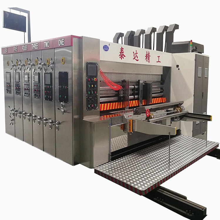 泰达公司 GSYM 系列 1224 型瓦楞纸板多色水墨印刷模切机 高速高清印刷机 行业经验丰富
