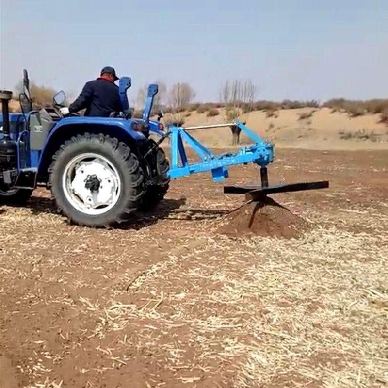 拖拉机带螺旋式大直径硬土质挖坑机 园林用大面积植树挖坑种植机 加深型双钻头打洞机