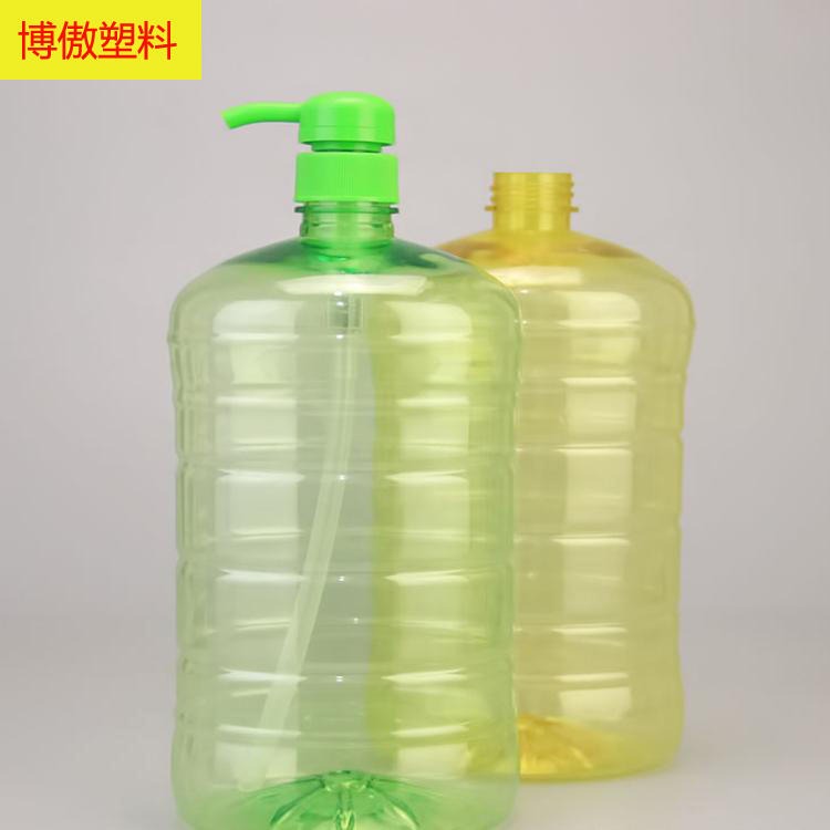 彩色透明塑料瓶 博傲塑料 500ml塑料瓶 白色方形洗涤灵桶