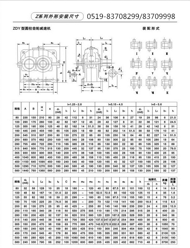 厂家直销ZDY500-1.4-1硬齿面减速机，齿轮减速机，齿轮箱示例图2