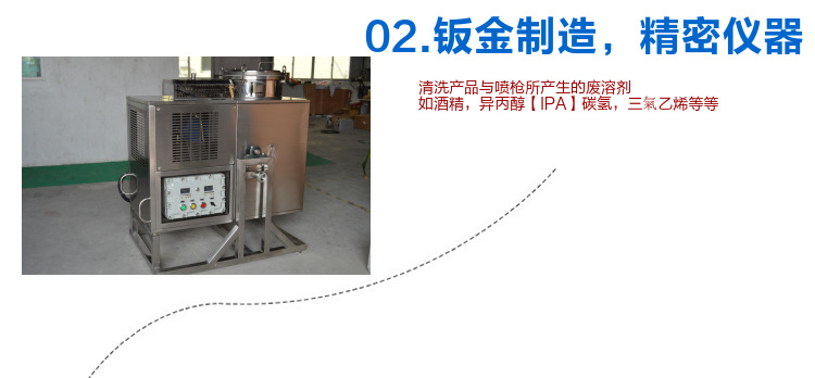 清洗剂溶剂回收机 溶剂蒸馏设备 废溶剂净化设备示例图7