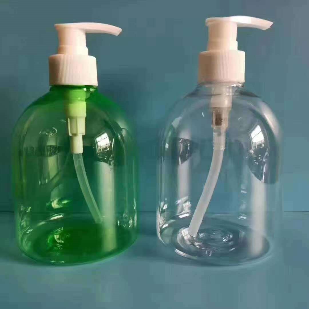 铭诺 pet洗手液瓶 500ml洗手液瓶 透明洗手液瓶  洗收液瓶子