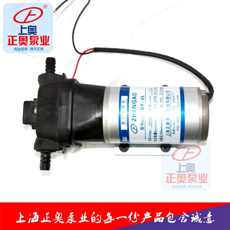 正奥泵业DP-130微型12V高压工程塑料电动隔膜泵