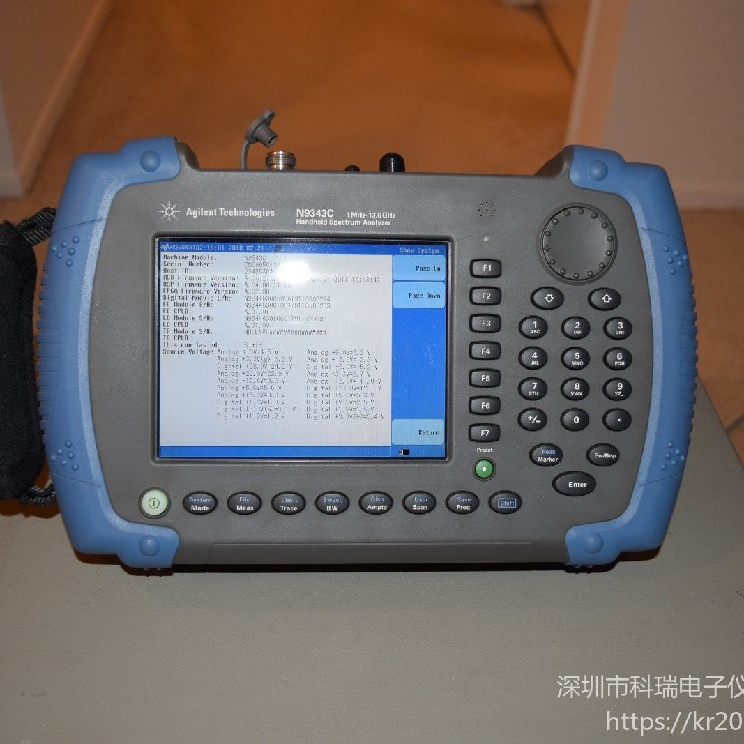 出售/回收 是德 keysight N9344C手持式频谱分析仪 现货出售