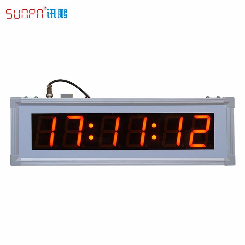 讯鹏/sunpn厂家定制 NTP电子钟 学校医院车站LED电子钟 同步时钟系统图片