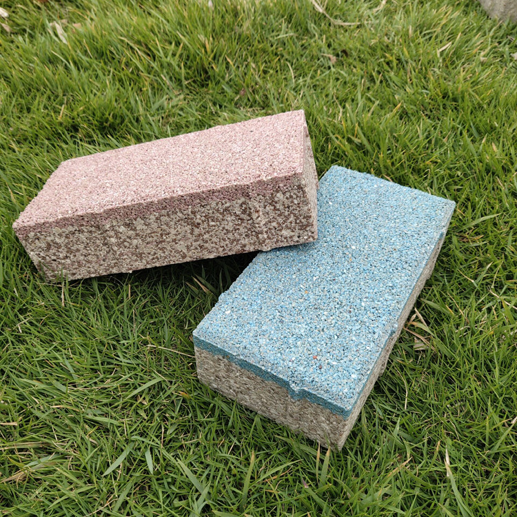 生态陶瓷透水砖 陶瓷颗粒透水砖 透水砖 道路铺设用砖 质量可靠厂家出口价