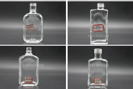 晶白料优质 2两小酒瓶 100ml玻璃瓶 江小白酒瓶 125ml高档l小酒瓶示例图7