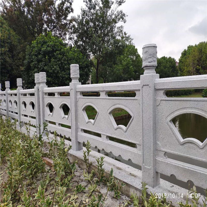 肖氏景观水泥栏杆厂家供应河堤随州荆州水泥栏杆 仿木栏杆仿石护栏 量大价优