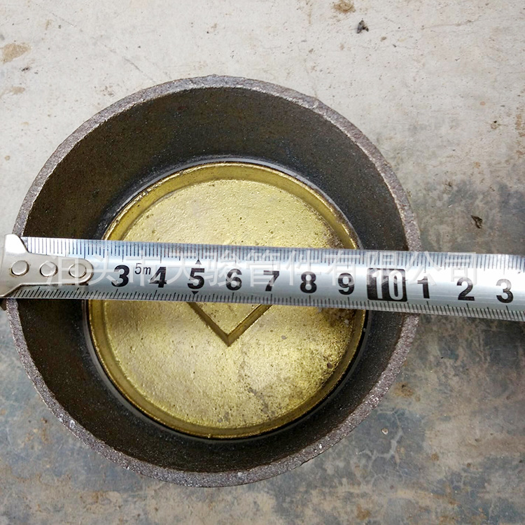 铸铁排水管 清扫口 铸铁排水管件 铜地平 厂家直销 全铜清扫口示例图4