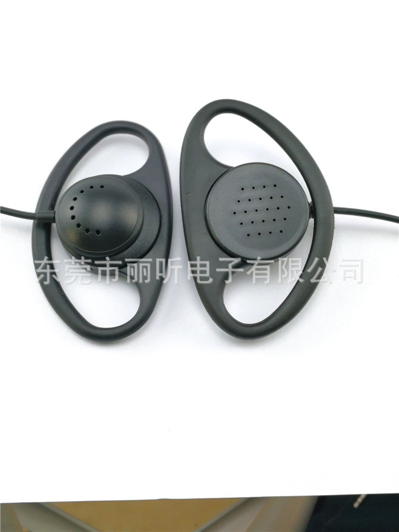 厂家直销耳挂式耳机单声道导游语音播放MP3MP4容易携带式外贸耳机示例图1