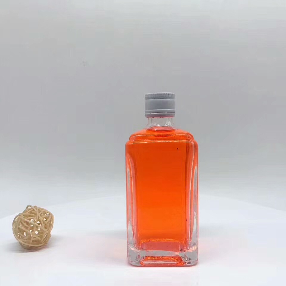 新款创意个性晶白料酒瓶 绑捆白酒瓶 半斤装玻璃酒瓶子示例图6