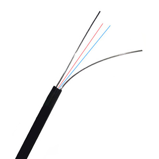 FTTH光纤到户4芯光缆室内单芯皮线光缆GJXH-2B1.3电信级蝶形光缆图片