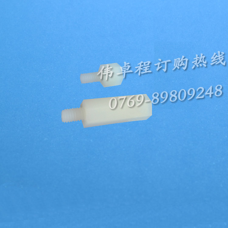 厂家直销批发尼龙塑胶绝缘英制内外螺纹六角柱PCB板支撑螺柱6308示例图4