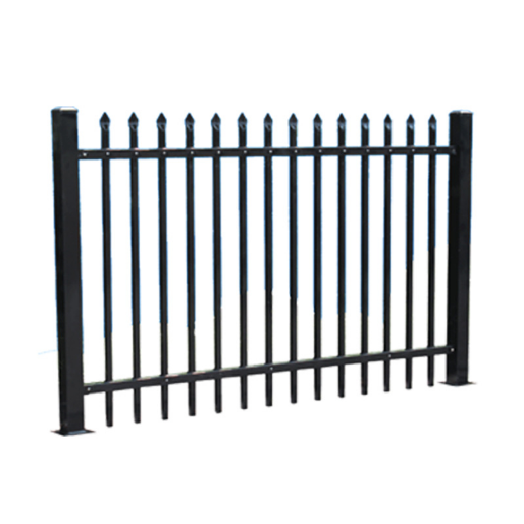 孝中 锌钢护栏优点 佛山锌钢护栏塑料配件 异型锌钢护栏管