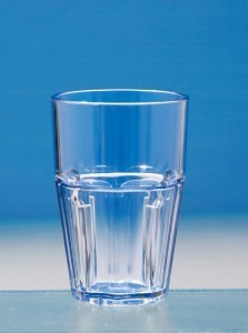 创意塑料八角酒杯厂家直销AS透明14oz塑料啤酒杯条纹塑料杯可印刷示例图16