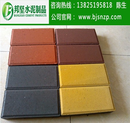 广州水泥砖、路面水泥彩砖厂家批发，建菱砖厂家直销示例图1