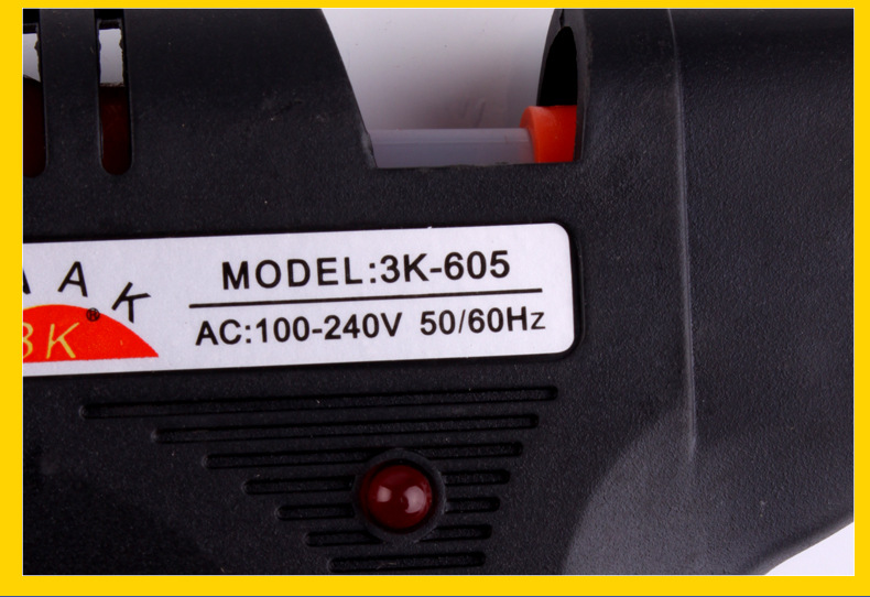 三克斯3K-605-100W热熔胶11MM热溶胶条预热快不漏胶长寿命铝嘴示例图16