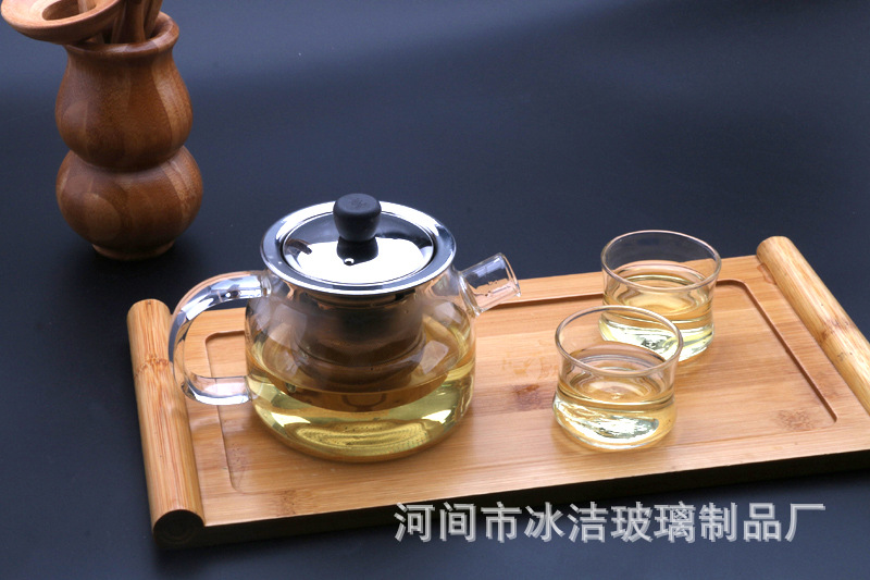 耐高温玻璃茶壶北欧风格短嘴茶壶 功夫茶具小壶可加热煮水茶壶示例图7