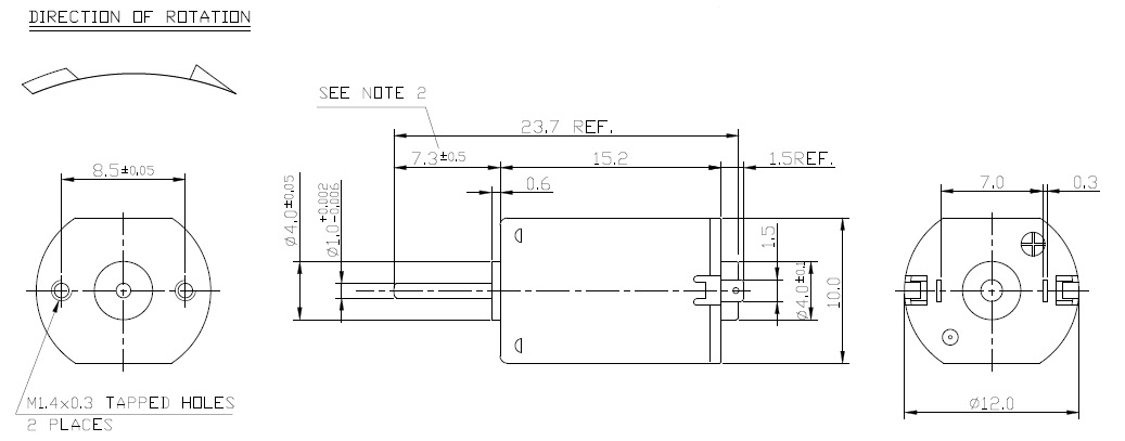 供应N20直流电机 家用电器电机 拔毛器电机 电子门锁减速机示例图1