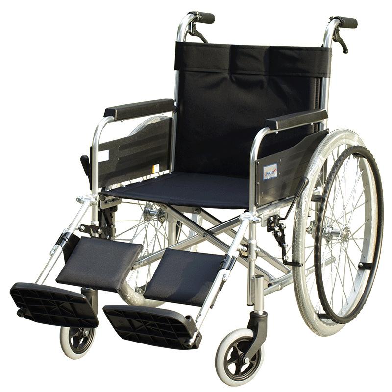 批发MiKi三贵轮椅MPTE-43 轻便折叠 时尚老人残疾人代步车
