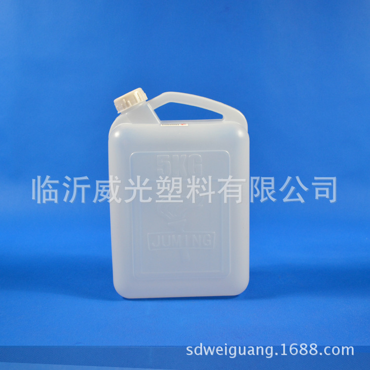 WG5-11da供应大容量 方形5升白色民用塑料包装桶 食品级塑料桶示例图3