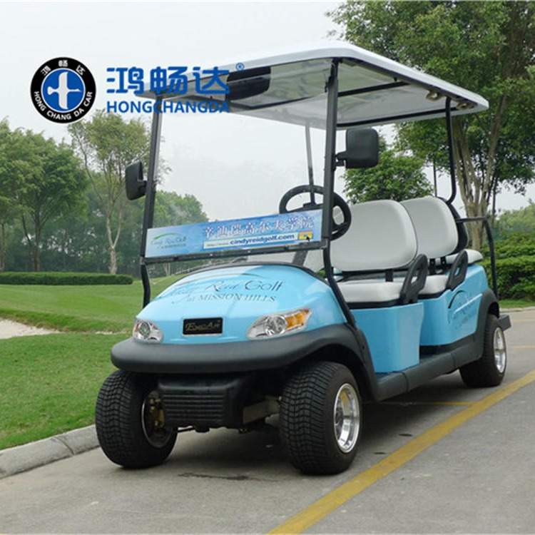 品牌供应 电动高尔夫球车 HCD -A1S4+2 6座   选择低碳 选择鸿畅达品牌 价格实惠 高尔夫球车图片图片