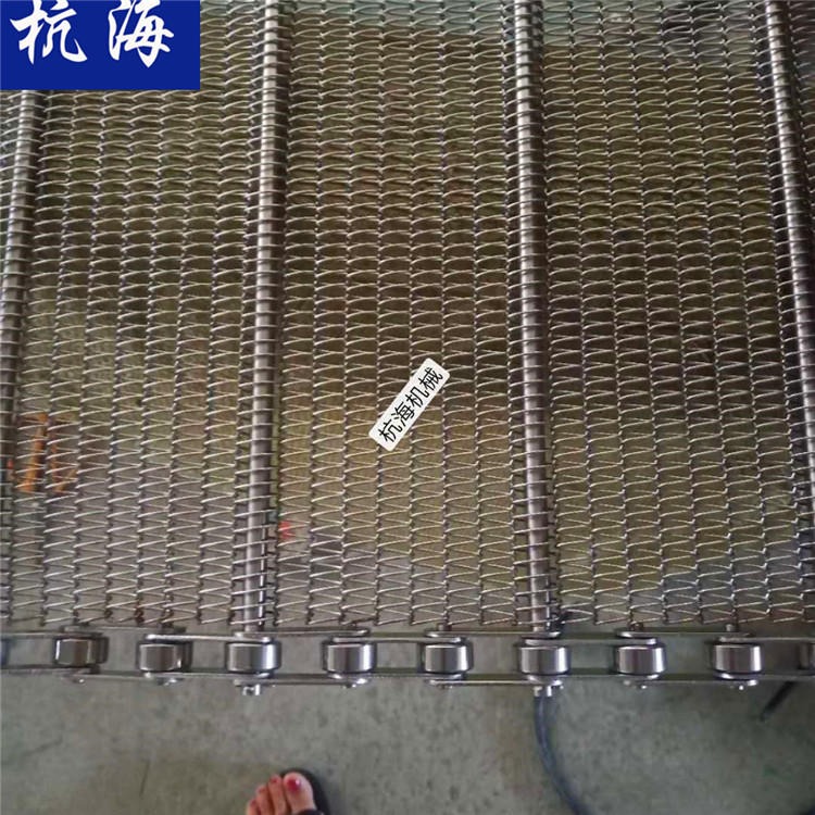 厂家直销金属网带 304不锈钢网带输送带 杭海机械 输送机网带 可定制图片