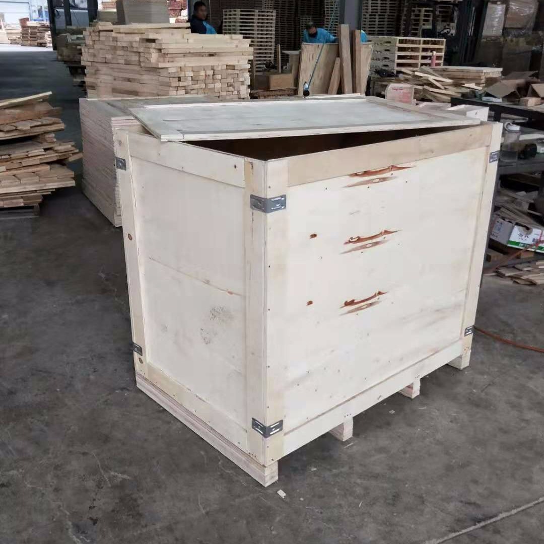 黄岛木箱加工厂 定制出口胶合板包装箱上门测量尺寸