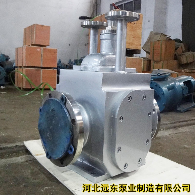 输送石蜡油泵采用YCB20/0.6采用圆弧齿轮泵 该泵流量20m3/h,压力0.6Mpa-远东泵业