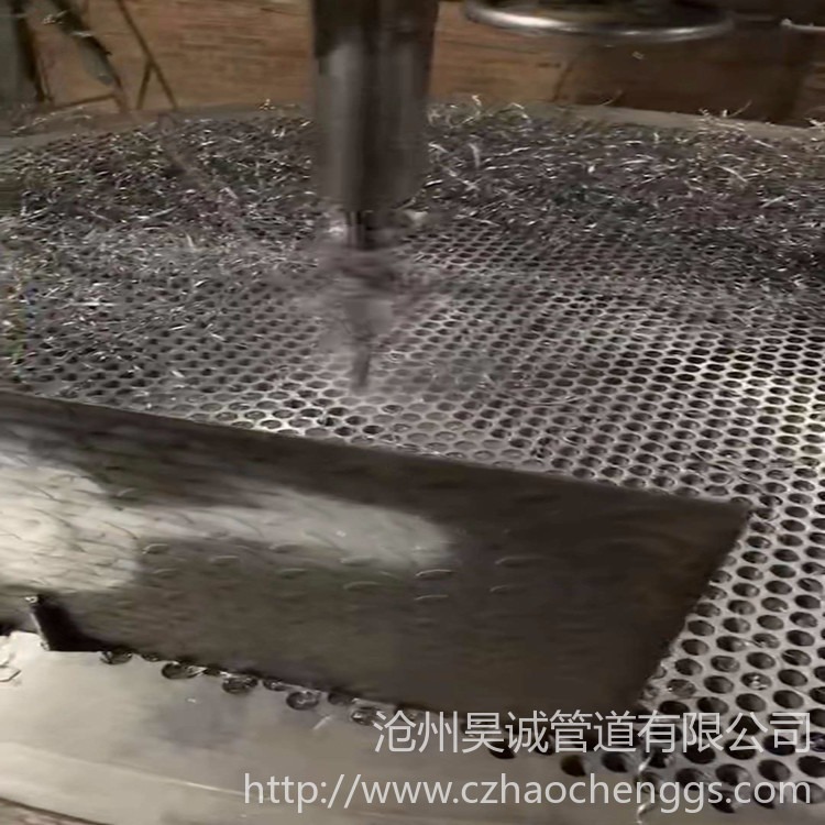 数控钻床加工 列管碳钢管板 大口径管板 压力容器管板生产厂家 昊诚管道图片