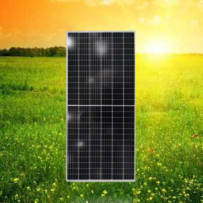 广东晶天太阳能板450W单晶硅半片层压太阳能电池组件光伏发电板