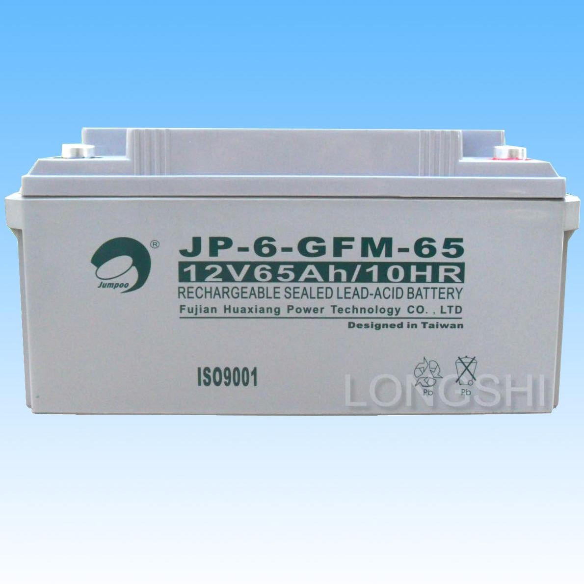 劲博蓄电池12V65AH 劲博JP-6-GFM-65 铅酸免维护蓄电池 质保三年