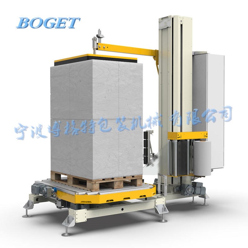 博格特BGT-HA厂家批量生产 自动托盘绕膜机 在线式托盘打包机 全自动托盘裹包机